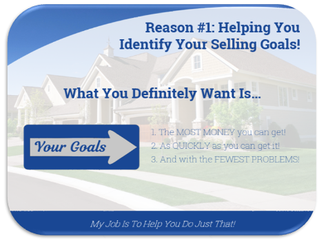 listing presentation: Reason 1: a seller's goals for selling