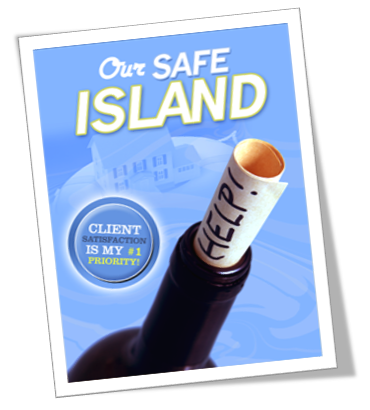 Safe Island question and answer presentation for use within a listing presentation