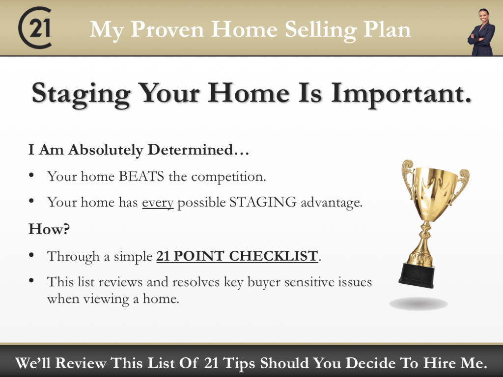 Home Staging Slide of C21 Presentation